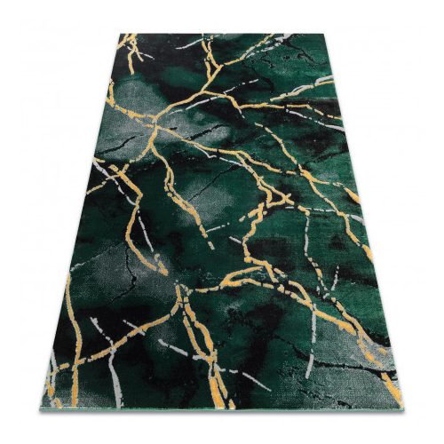 EMERALD tepih 1018 glamour, elegáns márvány üveg zelena / arany 200x290 cm