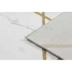 EMERALD tepih 1012 glamour, elegáns geometriai, márvány krem / arany 200x290 cm
