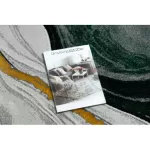 EMERALD tepih 1017 glamour, elegáns márvány üveg zelena / arany 200x290 cm