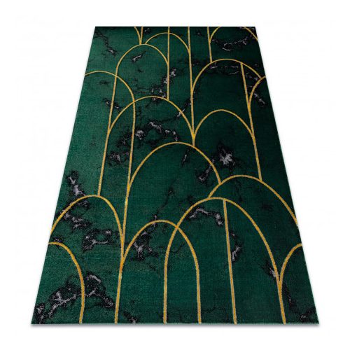 EMERALD tepih 1016 glamour, elegáns art deco, márvány üveg zelena / arany 200x290 cm