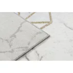 EMERALD tepih 1019 glamour, elegáns gyémánt, márvány krem / arany 200x290 cm