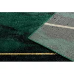 EMERALD tepih 1022 glamour, elegáns geometriai, márvány üveg zelena / arany 200x290 cm