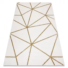   EMERALD tepih 1013 glamour, elegáns geometriai krem / arany 180x270 cm