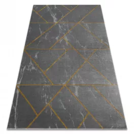   EMERALD tepih 1012 glamour, elegáns geometriai, márvány siva / arany 180x270 cm