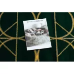 EMERALD tepih 1010 glamour, elegáns körökben üveg zelena / arany 180x270 cm
