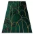 EMERALD tepih 1016 glamour, elegáns art deco, márvány üveg zelena / arany 180x270 cm