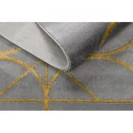 EMERALD tepih 1010 glamour, elegáns körökben siva / arany 160x220 cm