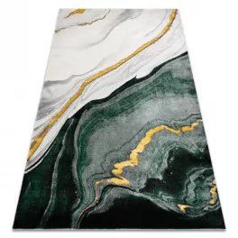   EMERALD tepih 1017 glamour, elegáns márvány üveg zelena / arany 160x220 cm