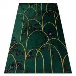 EMERALD tepih 1016 glamour, elegáns art deco, márvány üveg zelena / arany 160x220 cm