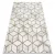 EMERALD tepih 1014 glamour, elegáns kocka krem / arany 140x190 cm