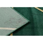 EMERALD tepih 1012 glamour, elegáns geometriai, márvány üveg zelena / arany 140x190 cm
