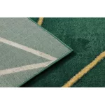 EMERALD tepih 1013 glamour, elegáns geometriai üveg zelena / arany 120x170 cm