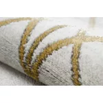 EMERALD tepih 1010 glamour, elegáns körökben krem / arany 120x170 cm