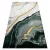 EMERALD tepih 1017 glamour, elegáns márvány üveg zelena / arany 120x170 cm