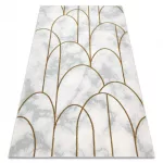 EMERALD tepih 1016 glamour, elegáns art deco, márvány krem / arany 120x170 cm