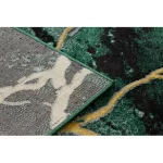 EMERALD tepih 1018 glamour, elegáns márvány üveg zelena / arany 80x150 cm