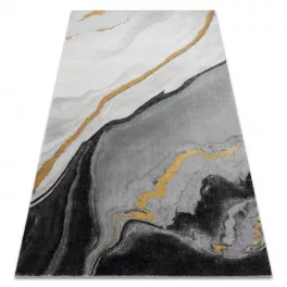   EMERALD tepih 1017 glamour, elegáns márvány crne / arany 80x150 cm