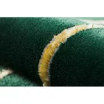 EMERALD tepih 1021 glamour, elegáns art deco, üveg zelena / arany 80x150 cm