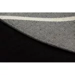  EMERALD tepih 1012 krug - glamur, elegantan mramor, geometrijski crni / zlatni krug 160 cm