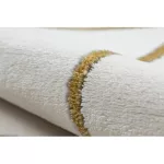  EMERALD tepih 1013 krug - glamur, elegantna geometrijska krema / zlatni krug 120 cm