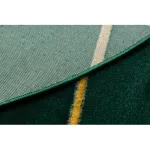 EMERALD tepih 1013 krug - glamur, elegantno geometrijsko staklo zeleno/zlatni krug 120 cm