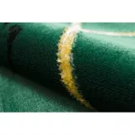  EMERALD tepih 1012 krug - glamur, elegantan mramor, geometrijsko staklo zeleno/zlatni krug 120 cm
