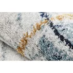 Kizárólagos EMERALD tepih A0087 glamour, elegáns körökben plava / arany 120x170 cm