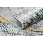 Kizárólagos EMERALD tepih 1024 glamour, elegáns absztrakcija plava / arany 180x270 cm