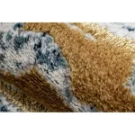 Kizárólagos EMERALD tepih 1024 glamour, elegáns absztrakcija plava / arany 180x270 cm