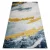 Kizárólagos EMERALD tepih 1023 glamour, elegáns absztrakcija plava / arany 160x220 cm
