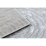  Moderan MEFE tepih 8725 Circles fingerprint - sivi 280x370 cm