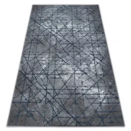 Akril valencia tepih 3949 INDUSTRIAL siva / plava 80x150 cm