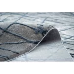 Akril valencia tepih 3949 INDUSTRIAL siva / plava 80x150 cm