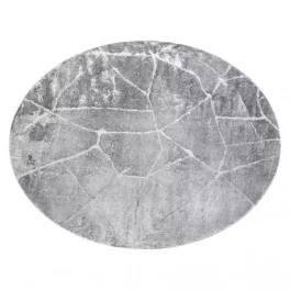    Moderan MEFE tepih Circle 2783 Mramor - tamno sivi krug 200 cm