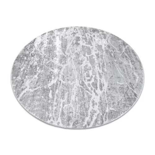  Moderni MEFE Okrugli tepih 6182 Beton - sivi krug 200 cm