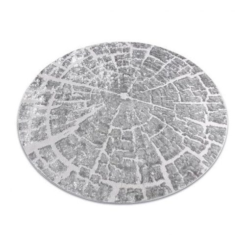  Moderan MEFE tepih Circle 6185 Wood Wood - sivi krug 160 cm