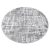  Moderni MEFE okrugli tepih 8722 Lines vintage - sivo / bijeli krug 160 cm