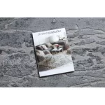  Moderni MEFE Okrugli tepih 6182 Beton - sivi krug 120 cm