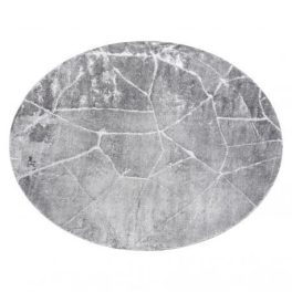    Moderan MEFE tepih Circle 2783 Mramor - tamno sivi krug 100 cm