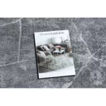  Moderan MEFE tepih Circle 2783 Mramor - tamno sivi krug 100 cm