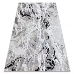 Modern GLOSS tepih 8488 37 Absztrakcija elegáns, glamour bež / siva 80x150 cm