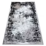 Modern GLOSS tepih 8493 78 vintage, elegáns, siva / crne 80x150 cm