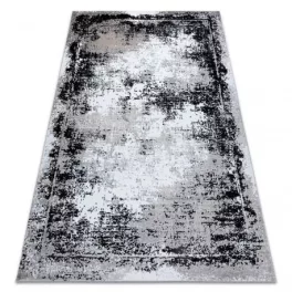   Modern GLOSS tepih 8493 78 vintage, elegáns, siva / crne 80x150 cm