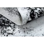 Modern GLOSS tepih 8493 78 vintage, elegáns, siva / crne 80x150 cm
