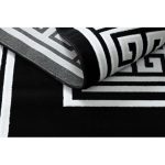  Moderni GLOSS tepih 6776 85 elegant, grčko crna / slonovača 200x290 cm