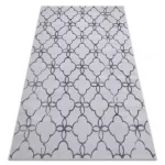 Modern MEFE tepih 8504 Virágok - tamnosiva 180x270 cm
