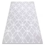 Modern MEFE tepih 8504 Virágok - siva / bijela 80x150 cm