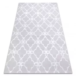 Modern MEFE tepih 8504 Virágok - siva / bijela 80x150 cm