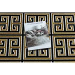 Modern GLOSS tepih 6776 86 elegáns, görög crne / arany 120x170 cm