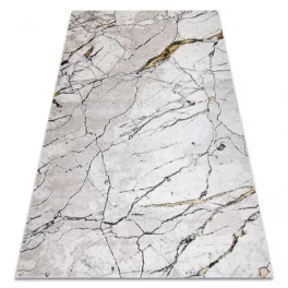   Modern GLOSS tepih 529A 53 Márvány , kő, elegáns, glamour elefántcsont / bež 180x270 cm